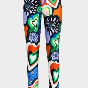 AREA Multicolor Floral Leggings